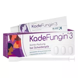 KADEFUNGIN 3 yhdistelmäpakkausta 20 g kermaa + 3 emätintablettia, 1 kpl