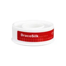 Dracosilk rullakipsi 5m x 1,25 cm, 1 kpl