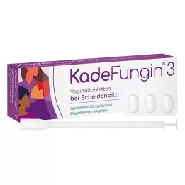 KADEFUNGIN 3 emätintablettia, 3 kpl