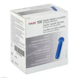 BEURER Neulalansetit steriilit, 100 kpl