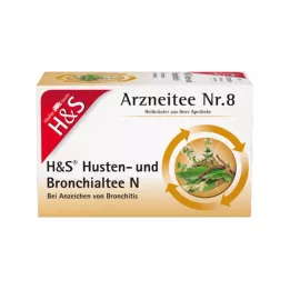 H&amp;S Yskä- ja keuhkoputkentee N -suodatinpussit, 20 x 2,0 g