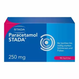 PARACETAMOL STADA 250 mg peräpuikot, 10 kpl