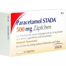 PARACETAMOL STADA 500 mg peräpuikot, 10 kpl