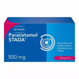 PARACETAMOL STADA 500 mg peräpuikot, 10 kpl