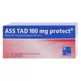 ASS TAD 100 mg suojaavat enterotabletit, kalvopäällysteiset tabletit, 100 kpl
