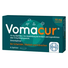 VOMACUR 70 peräpuikkoa, 5 kpl