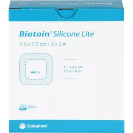BIATAIN Silicone Lite -vaahtosidos 7,5x7,5 cm, 10 kpl