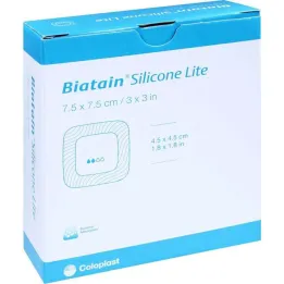Biatain Silicone Lite vaahtosidos 7,5x7,5 cm, 10 kpl