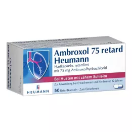 AMBROXOL 75 retard Heumann kapselia, 50 kpl