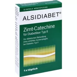 ALSIDIABET Kanelikatekiineja diab.tyypin II kapseleille, 30 kpl
