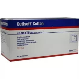 CUTISOFT Cotton Slit Steril Steriili, 50x2 kpl