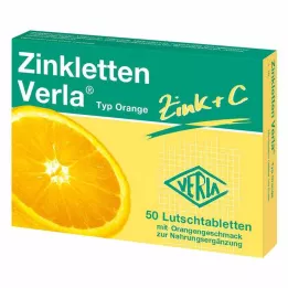 ZINKLETTEN Verla Oranssi-imeskelytabletit, 50 kpl