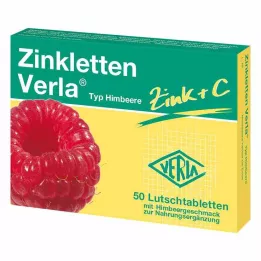 ZINKLETTEN Verla Vadelma-imeskelytabletit, 50 kpl