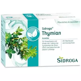 SIDROGA Thyme Tea -suodatinpussi, 20x1,6 g