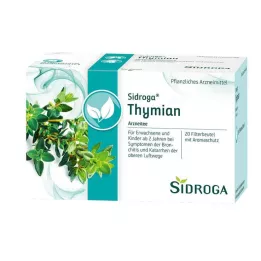 SIDROGA Timjamiteesuodatinpussit, 20X1,6 g