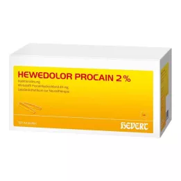 HEWEDOLOR Prokaiini 2 % -ampullit, 100 kpl