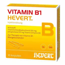 VITAMIN B1 HEVERT ampullit, 10 kpl