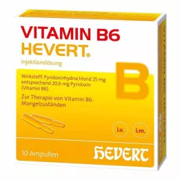 VITAMIN B6 HEVERT Ampullit, 10X2 ml