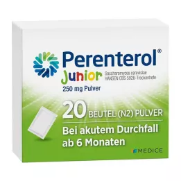 PERENTEROL Junior 250 mg jauhepullo, 20 kpl