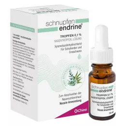 SCHNUPFEN ENDRINE 0,1 % nenätipat, 10 ml
