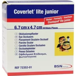 COVERLET Lite Junior Eye -Clever Fan 47x67 mm, 40 kpl