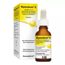 NYSTADERM S-suspensio, 24 ml