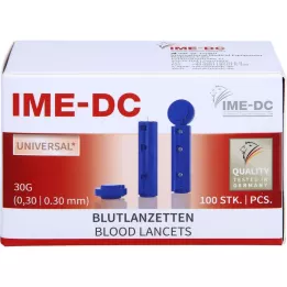 IME-DC Lanzetten/Needles F.Sstechhilfe -laite, 100 kpl