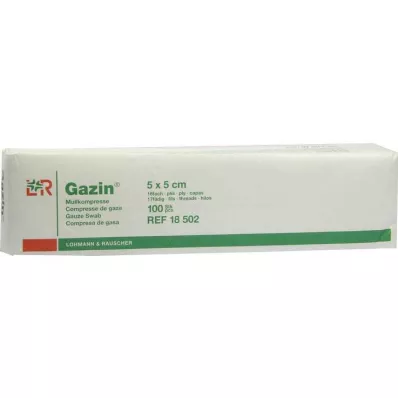 GAZIN Harsokomp. 5x5 cm ei-steriili 16-kertainen toiminta, 100 kpl