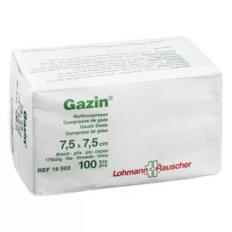 GAZIN Harsokomp. 7,5x7,5 cm ei-steriili 8-suuntainen toiminta, 100 kpl