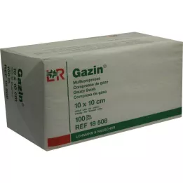 GAZIN Harsokomp. 10x10 cm ei-steriili 16-kertainen toiminta, 100 kpl