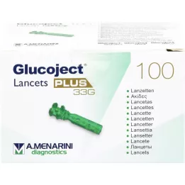 GLUCOJECT Lance PLUS 33 g, 100 kpl