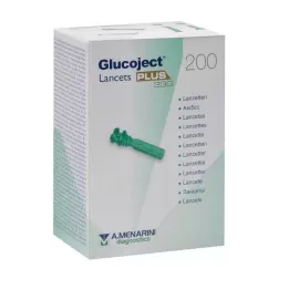 GLUCOJECT Lansetit PLUS 33 G, 200 kpl