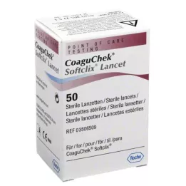 COAGUCHEK Softclix Lancet, 50 kpl