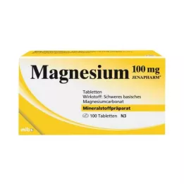MAGNESIUM 100 mg Jenafarm-tabletit, 100 kpl