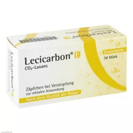 LECICARBON E CO2 Laxans aikuisten peräpuikot, 30 kpl