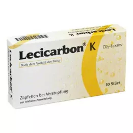 LECICARBON K CO2 Laxans Lasten peräpuikot, 10 kpl