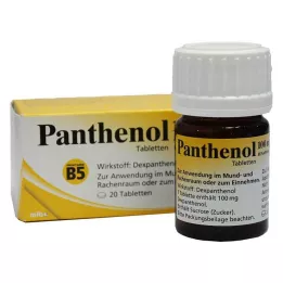 PANTHENOL 100 mg Jenafarm-tabletit, 20 kpl