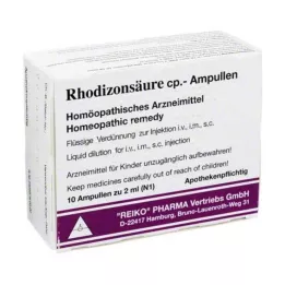 RHODIZONSÄURE cp. Ampullit Injektioliuos, 10X2 ml