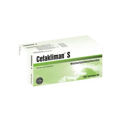 CEFAKLIMAN S-tabletit, 200 kpl
