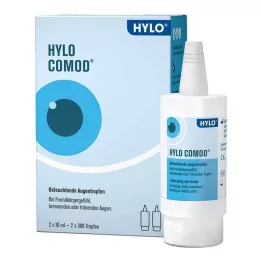 HYLO-COMOD Silmätipat, 2X10 ml