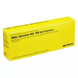 ALPHA LIPONSÄURE AAA 600 mg:n injektiopullot, 5 x 50 ml