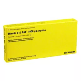 VITAMIN B12 AAA 1000 μg ampullit, 10X1 ml