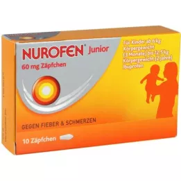 NUROFEN Junior 60 mg peräpuikot, 10 kpl