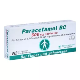 PARACETAMOL BC 500 mg tabletit, 20 kpl