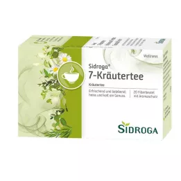 SIDROGA Wellness 7-yrttiteesuodatinpussit, 20x2,0 g