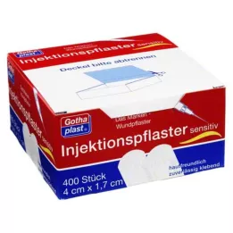 GOTHAPLAST Injektiolaastari herkkä 1,7x4 cm, 400 kpl