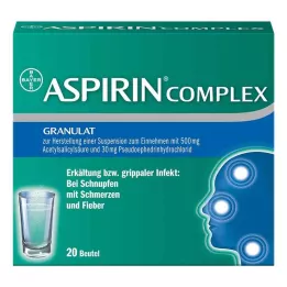 ASPIRIN COMPLEX Btl.m.Gran.z.Herst.e.Susp.z.Einn., 20 kpl