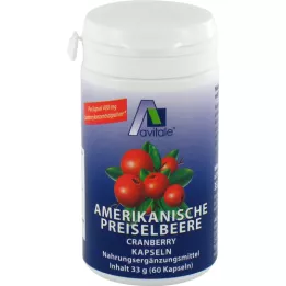 PREISELBEERE American 400 mg kapselit, 60 kpl