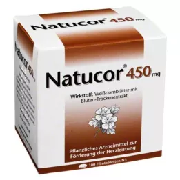 NATUCOR 450 mg kalvopäällysteiset tabletit, 100 kpl