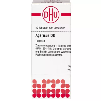 Agaricus D 8, 80 kpl
